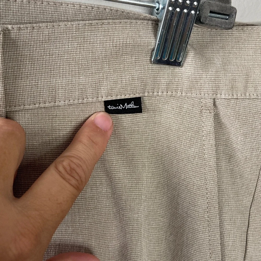 Travis Mathew Mens Shorts Hybrid Casual Golf Walking‎ Everyday Tan